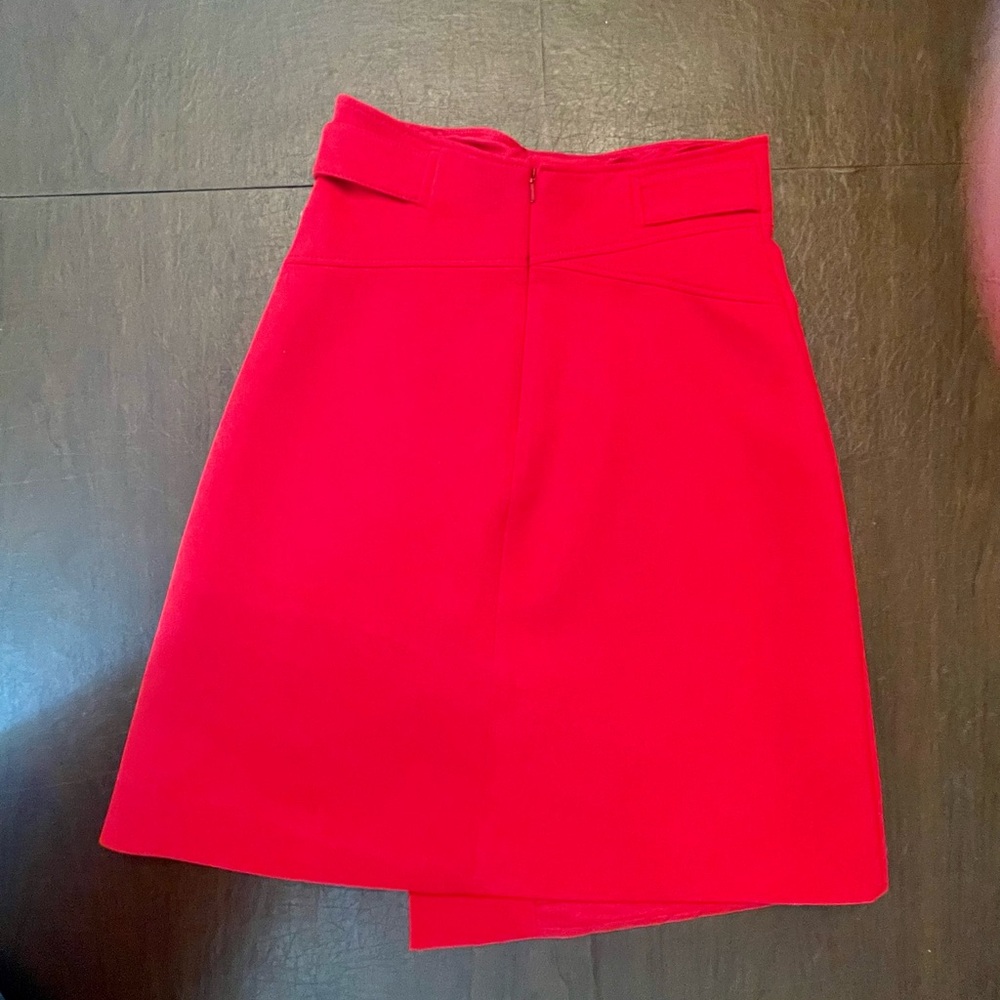 Karen Millen Vibrant Red Asymmetrical Skirt - Picture 3 of 4